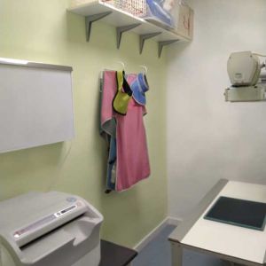 Sala de rayos-x consulta veterinaria en Madrid